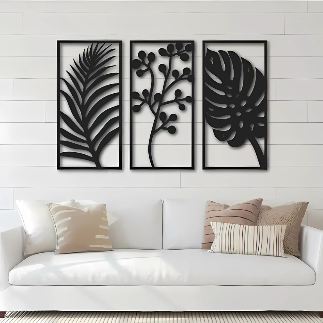 Wooden Wall Frames Wall Decor Wall Frames For Bedroom/ Office / Flower Wall Frame